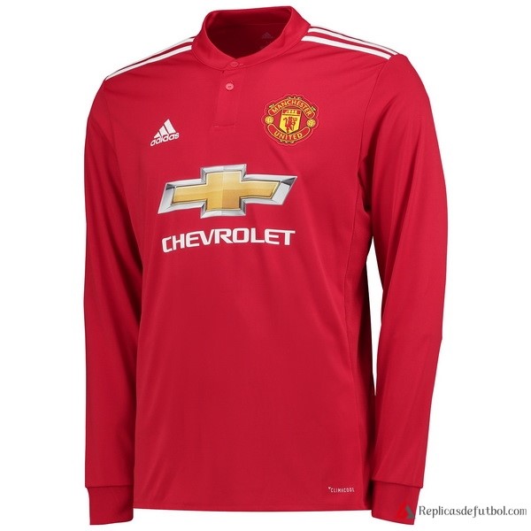 Camiseta Manchester United Primera equipación ML 2017-2018